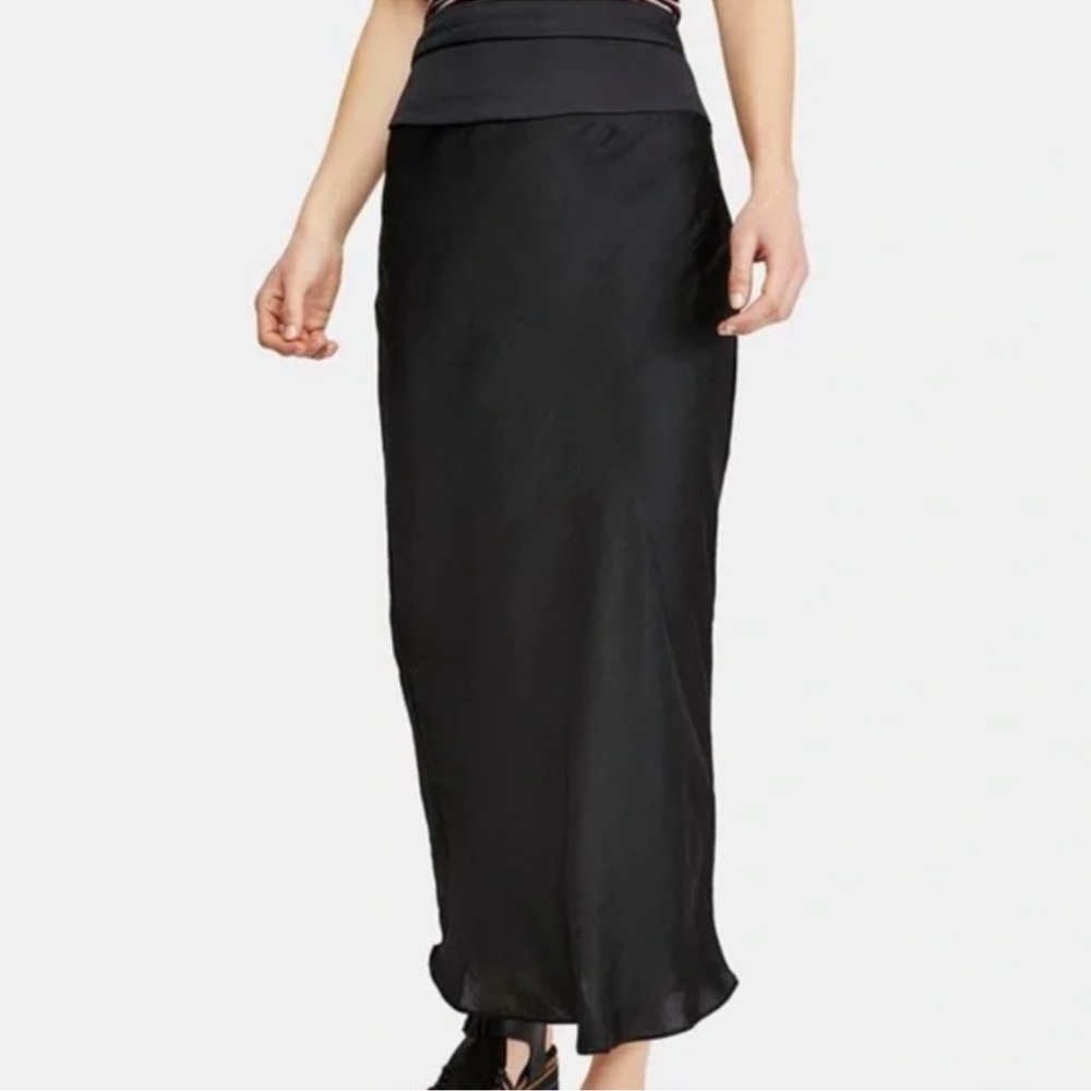 Free People Normani Bias Skirt Midi Skirt